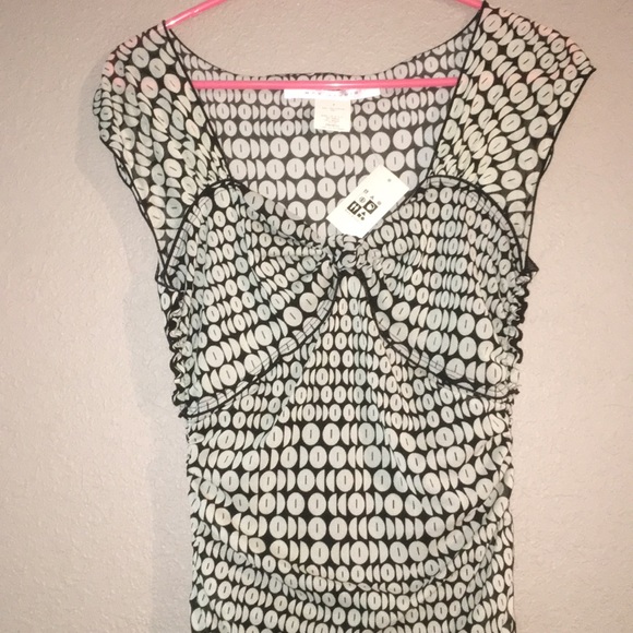 Cream Black Max Studio Size M Maxi Dress With Tags - Picture 2 of 6